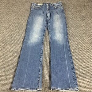 Gap 1969 Jeans Womens 28 Blue Perfect Boot Denim 31x33 Mid Rise Bootcut Faded